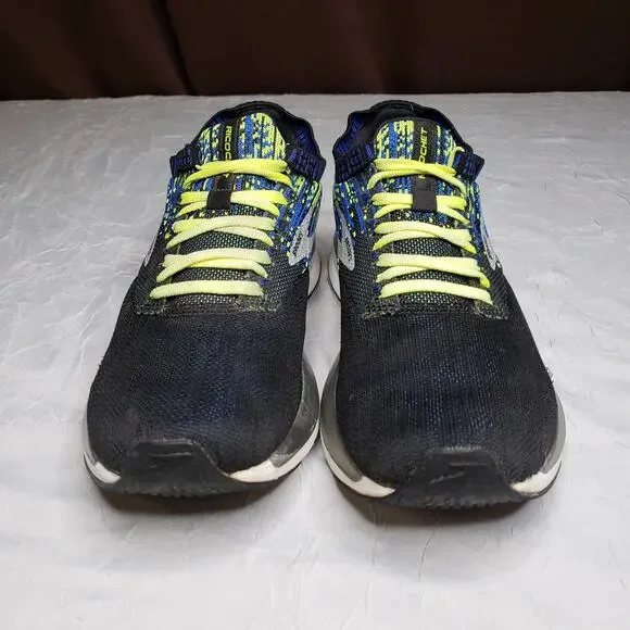 Brooks Mens Ricochet Knit DNA Amp Black & Blue Running Shoes  display picture 1